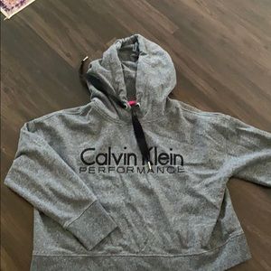 Calvin Klein performance crop hoodie